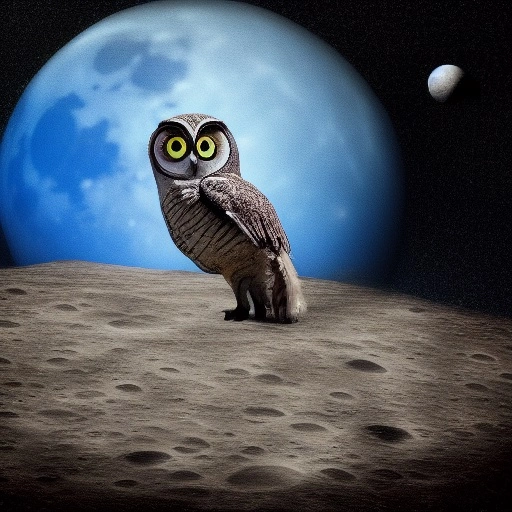 30622-923838069-Dancing Owl on the surface of the moon full color photo.webp